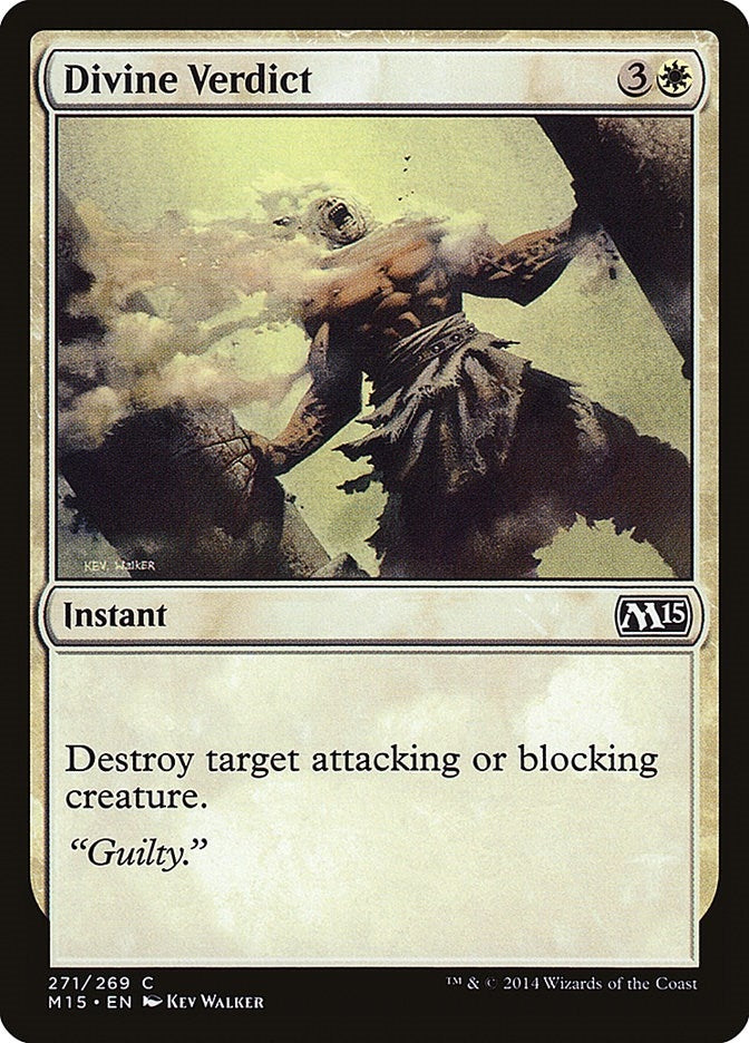 Image for Divine Verdict (271) (Magic 2015 (M15)) - Magic: The Gathering