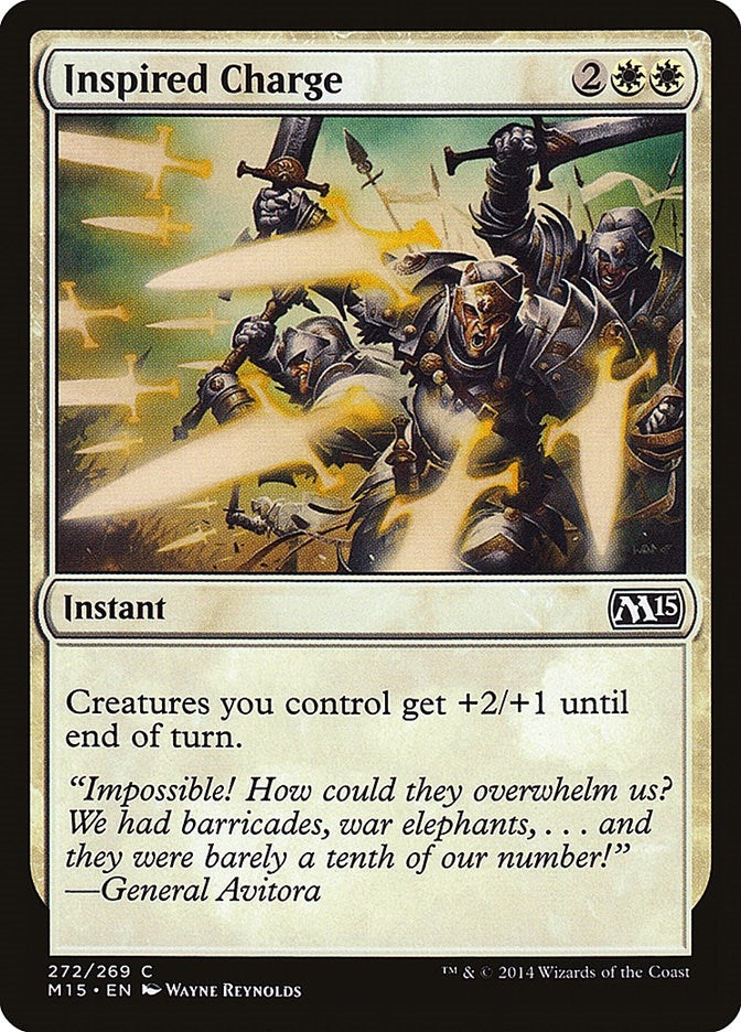 Inspired Charge (272) (Magic 2015 (M15))