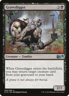 Image for Gravedigger (99) (Magic 2015 (M15)) - Magic: The Gathering