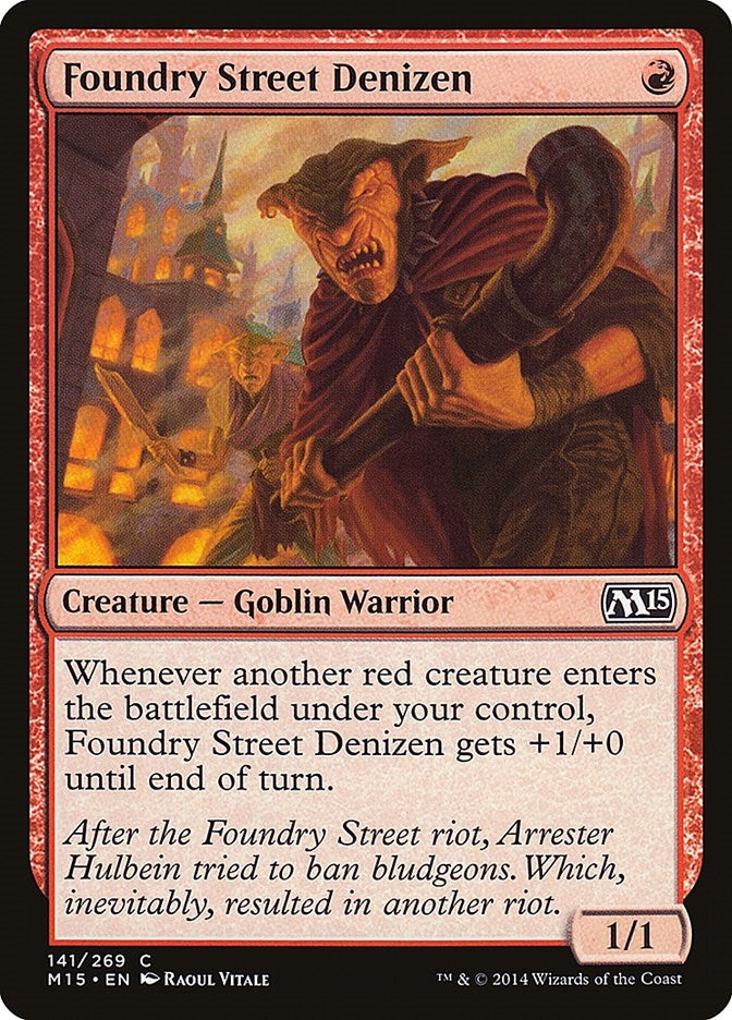 Foundry Street Denizen (141) (Magic 2015 (M15))