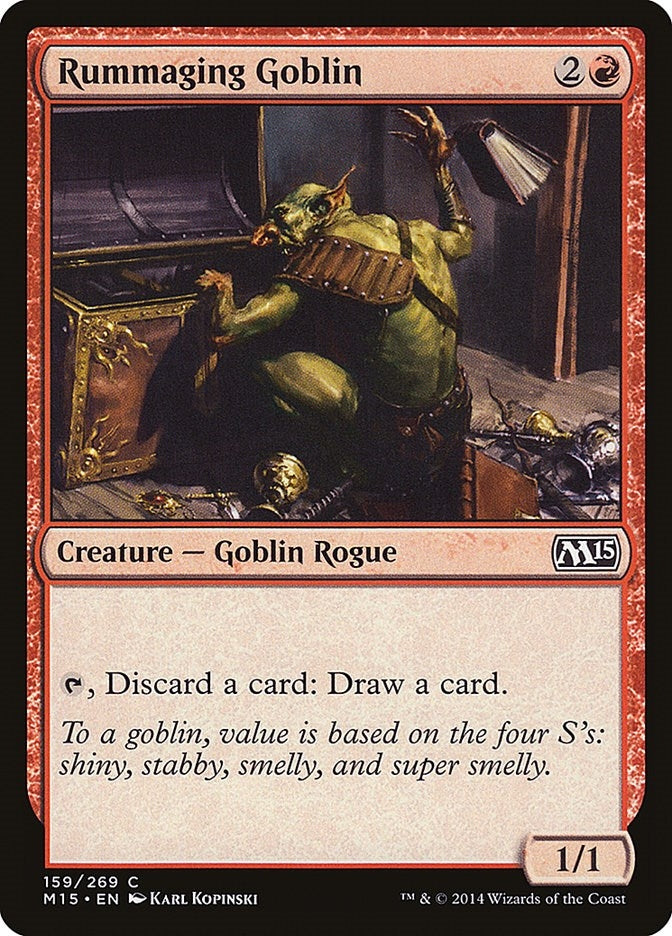 Rummaging Goblin (159) (Magic 2015 (M15))