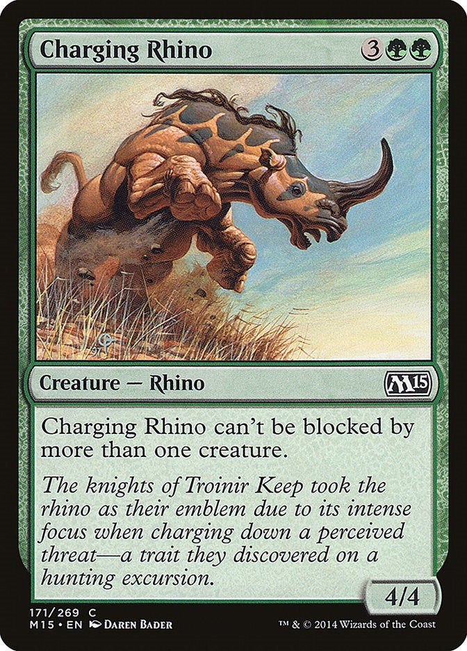 Charging Rhino (171) (Magic 2015 (M15))