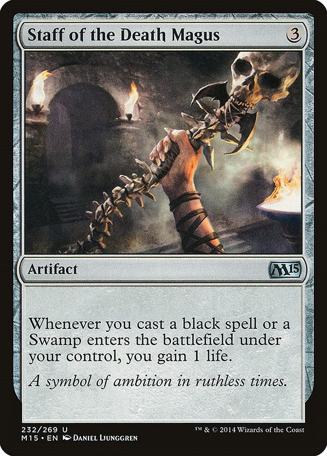 Staff of the Death Magus (232) (Magic 2015 (M15))