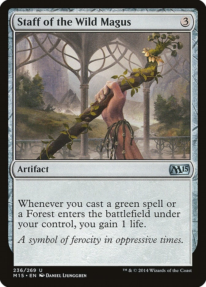 Staff of the Wild Magus (236) (Magic 2015 (M15))