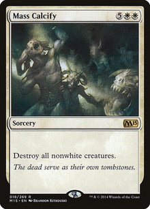Image for Mass Calcify (18) (Magic 2015 (M15)) - Magic: The Gathering