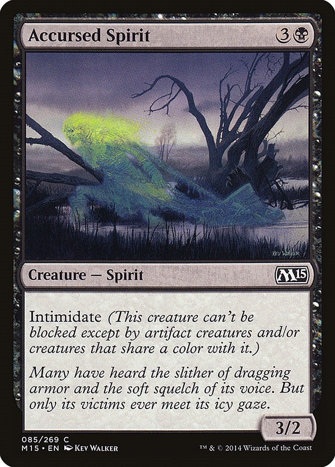 Accursed Spirit (85) (Magic 2015 (M15))