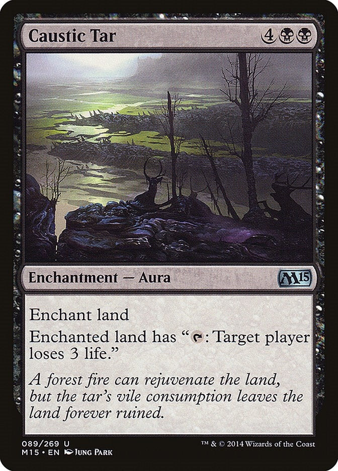 Image for Caustic Tar (89) (Magic 2015 (M15)) - Magic: The Gathering