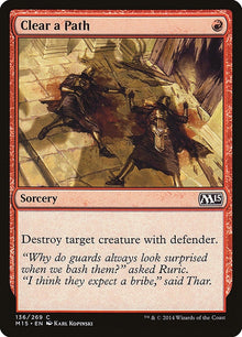 Image for Clear a Path (136) (Magic 2015 (M15)) - Magic: The Gathering