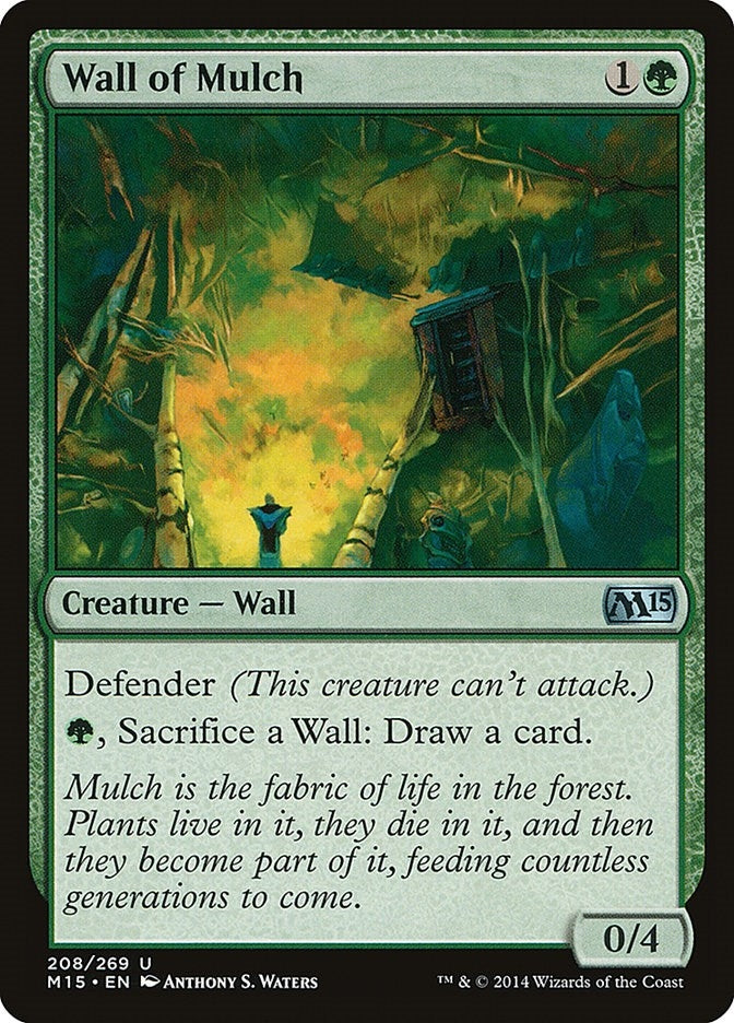 Wall of Mulch (208) (Magic 2015 (M15))