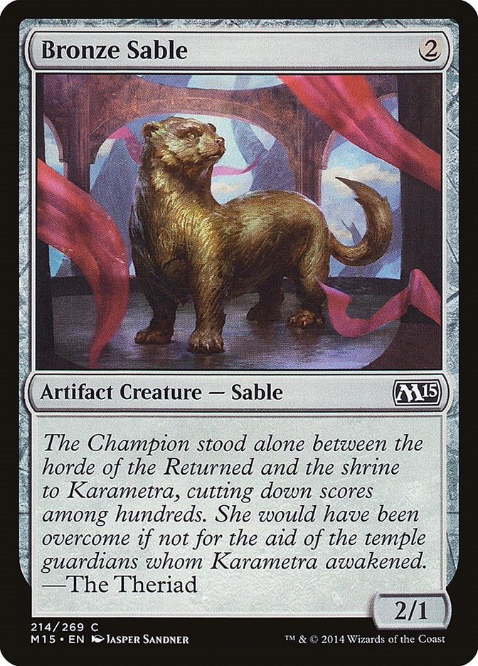 Bronze Sable (214) (Magic 2015 (M15))