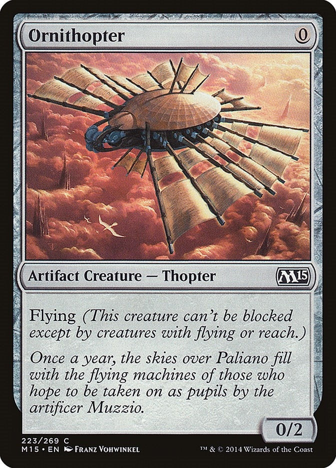 Image for Ornithopter (223) (Magic 2015 (M15)) - Magic: The Gathering