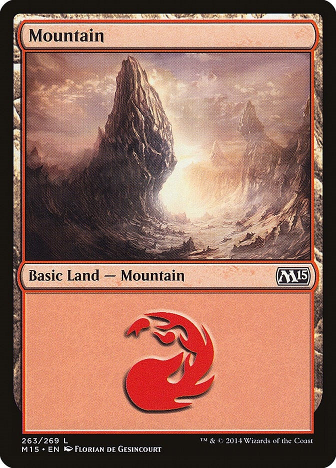 Image for Mountain (263) (263) (Magic 2015 (M15)) - Magic: The Gathering