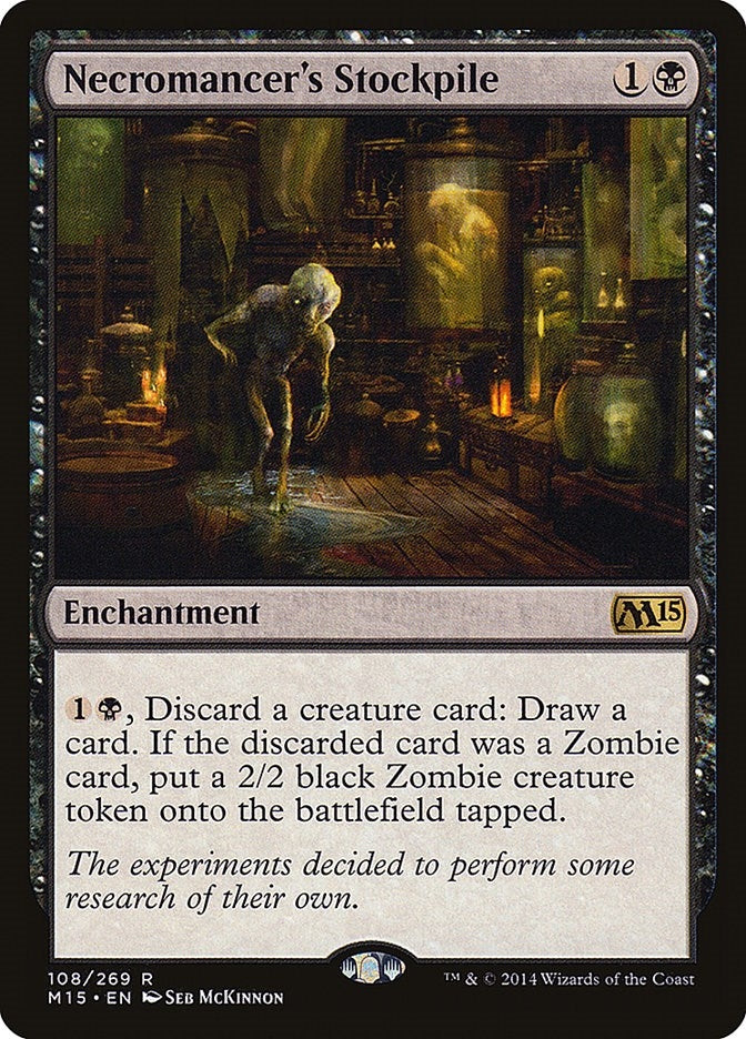 Image for Necromancer's Stockpile (108) (Magic 2015 (M15)) - Magic: The Gathering