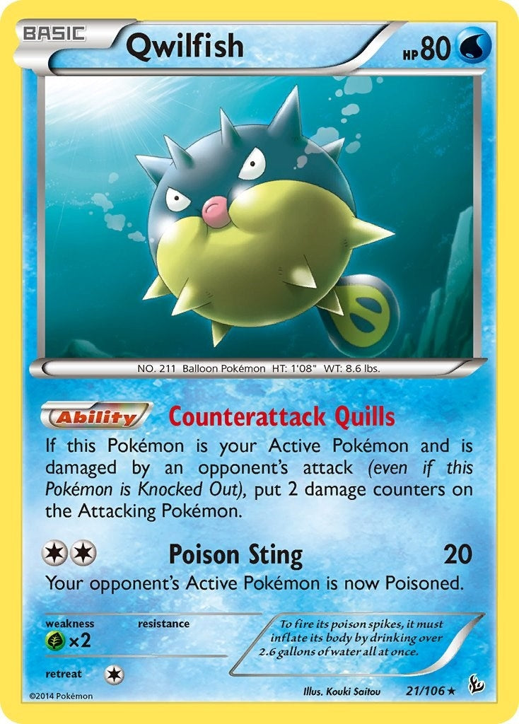Qwilfish (21/106) (XY - Flashfire)