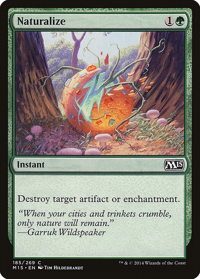 Image for Naturalize (185) (Magic 2015 (M15)) - Magic: The Gathering