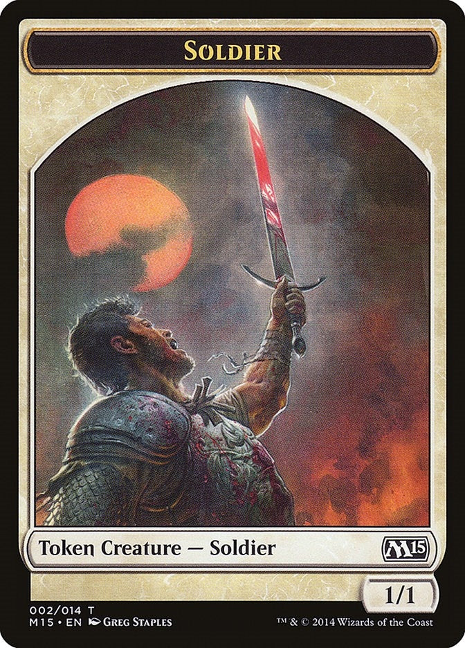 Soldier Token (2) (Magic 2015 (M15))