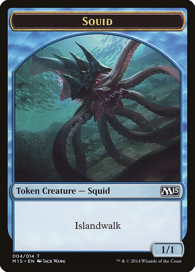 Image for Squid Token (4) (Magic 2015 (M15)) - Magic: The Gathering