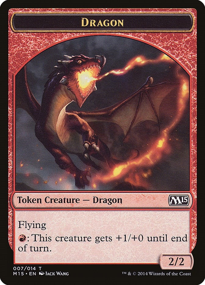 Dragon Token (7) (Magic 2015 (M15))