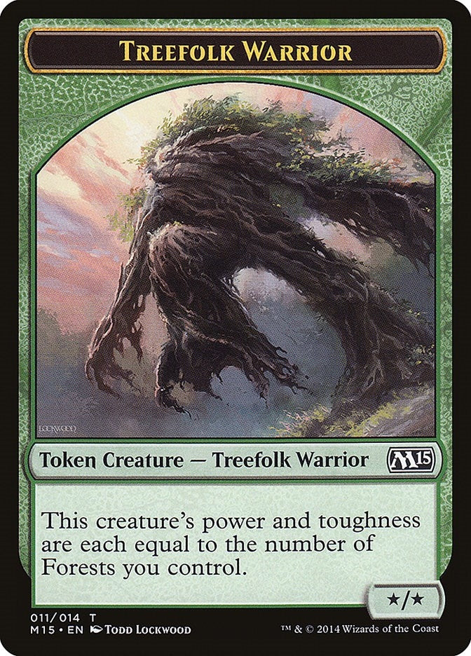 Treefolk Warrior Token (11) (Magic 2015 (M15))