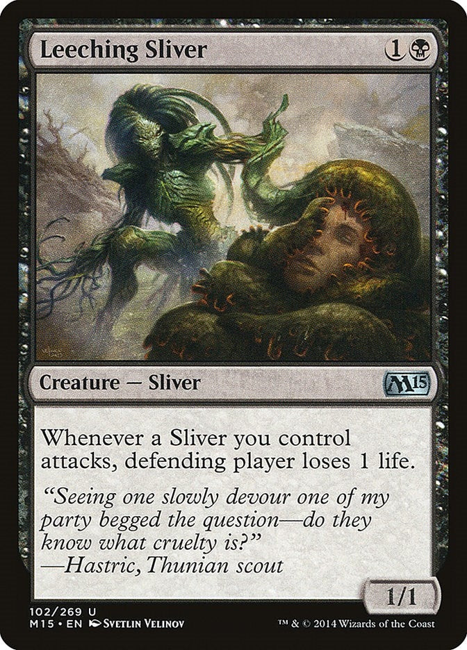 Leeching Sliver (102) (Magic 2015 (M15))