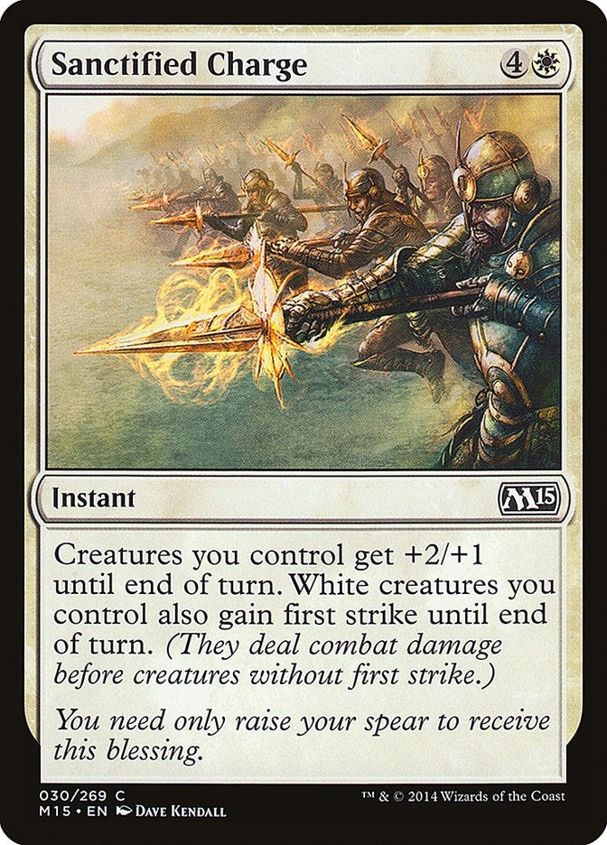 Sanctified Charge (30) (Magic 2015 (M15))