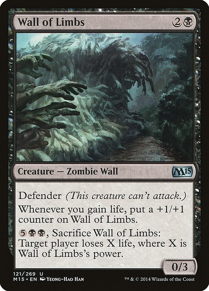 Wall of Limbs (121) (Magic 2015 (M15))