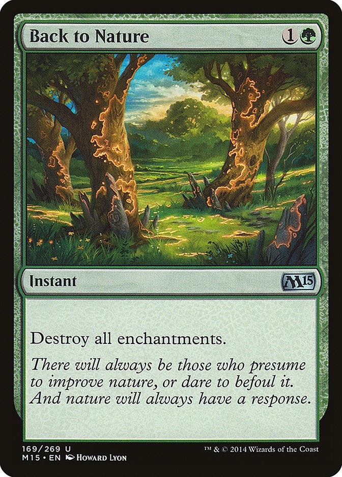 Back to Nature (169) (Magic 2015 (M15))