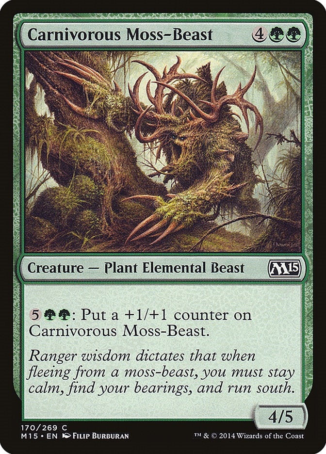 Carnivorous Moss-Beast (170) (Magic 2015 (M15))