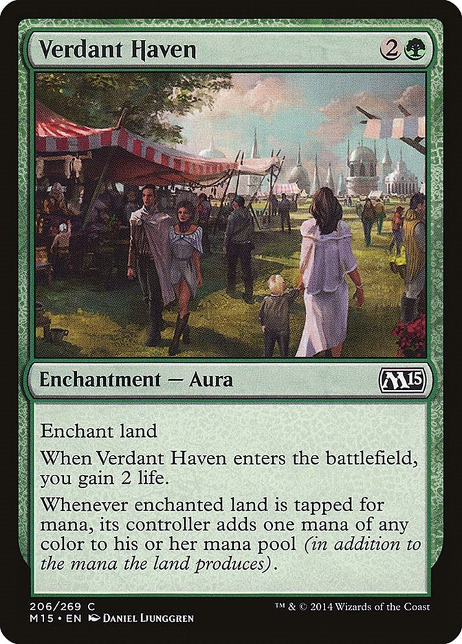 Image for Verdant Haven (206) (Magic 2015 (M15)) - Magic: The Gathering