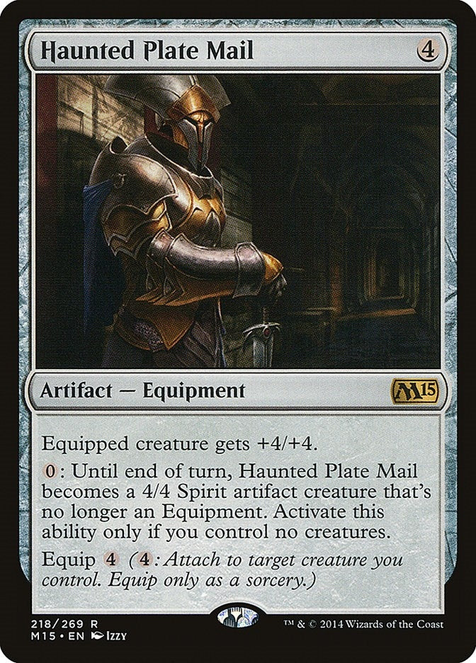 Haunted Plate Mail (218) (Magic 2015 (M15))