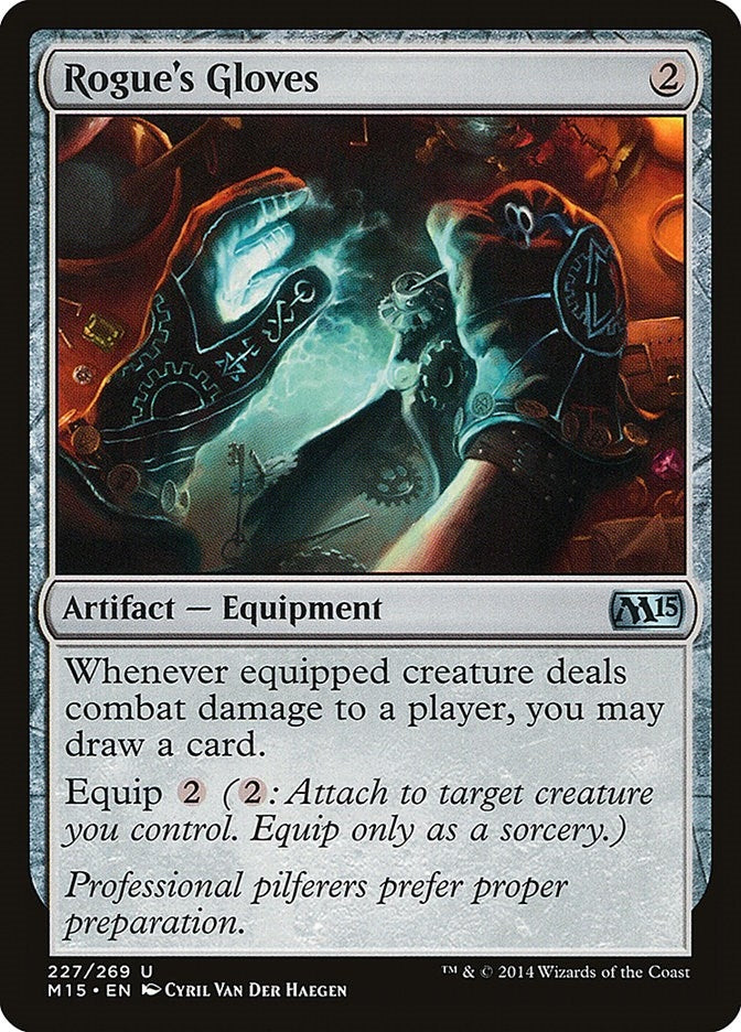 Rogue's Gloves (227) (Magic 2015 (M15))