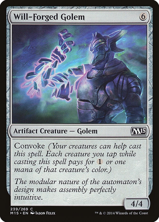 Image for Will-Forged Golem (239) (Magic 2015 (M15)) - Magic: The Gathering
