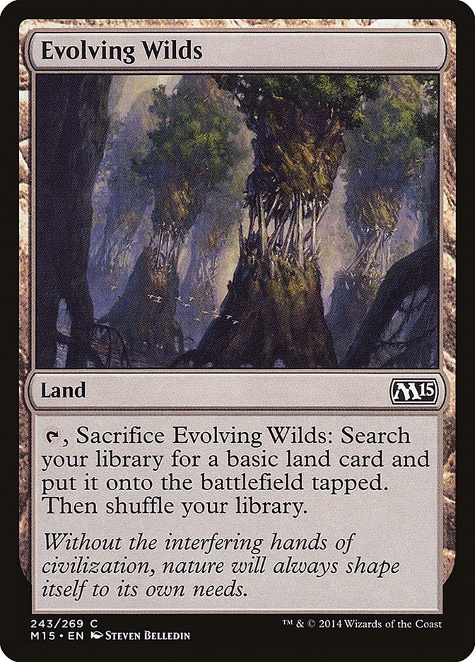 Image for Evolving Wilds (243) (Magic 2015 (M15)) - Magic: The Gathering