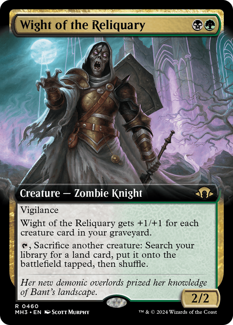 Wight of the Reliquary (Extended Art) (460) (MH3)