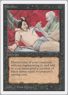 Image for Sacrifice (Unlimited Edition) - Magic: The Gathering