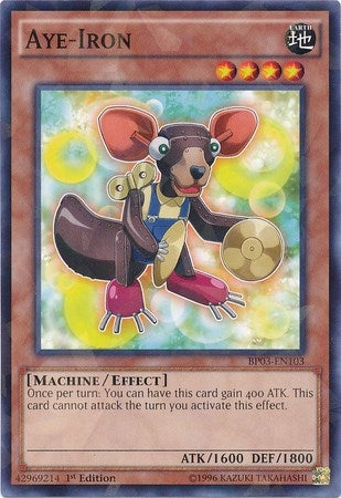 Aye-Iron (Shatterfoil) (BP03-EN103) (Battle Pack 3: Monster League)