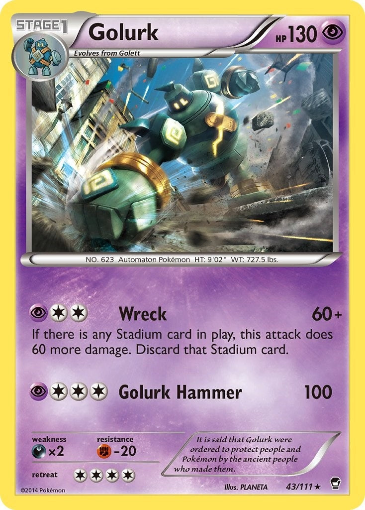 Golurk (43/111) (XY - Furious Fists)