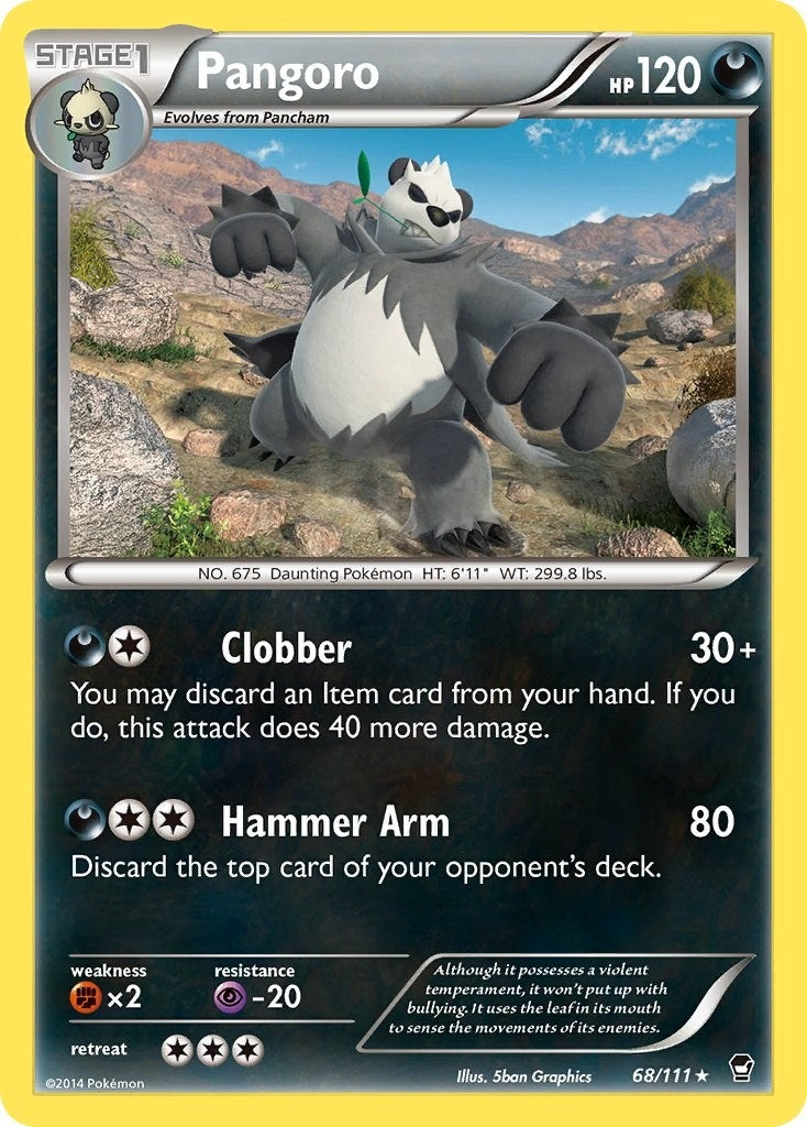 Pangoro (68/111) (XY - Furious Fists)