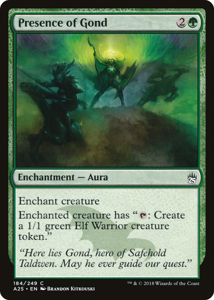 Presence of Gond (A25-184) - Masters 25 Foil