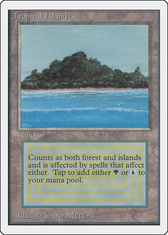 Image for Tropical Island (Unlimited Edition) - Magic: The Gathering