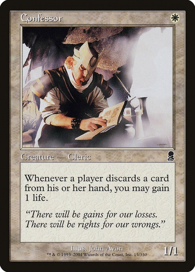Image for Confessor (15) (Odyssey) (ODY) - Magic: The Gathering