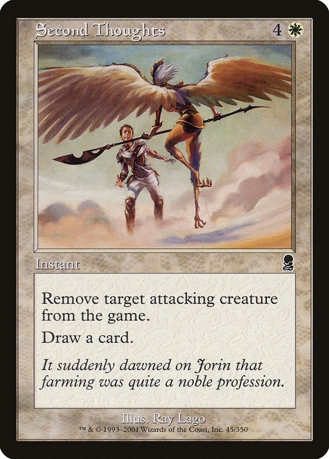 Image for Second Thoughts (45) (Odyssey) (ODY) - Magic: The Gathering