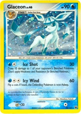 Glaceon - 20/100 (DP Majestic Dawn) (020/100) (Deck Exclusives)