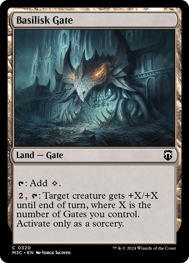 Basilisk Gate (M3C-320) - Modern Horizons 3 Commander Ripple Foil