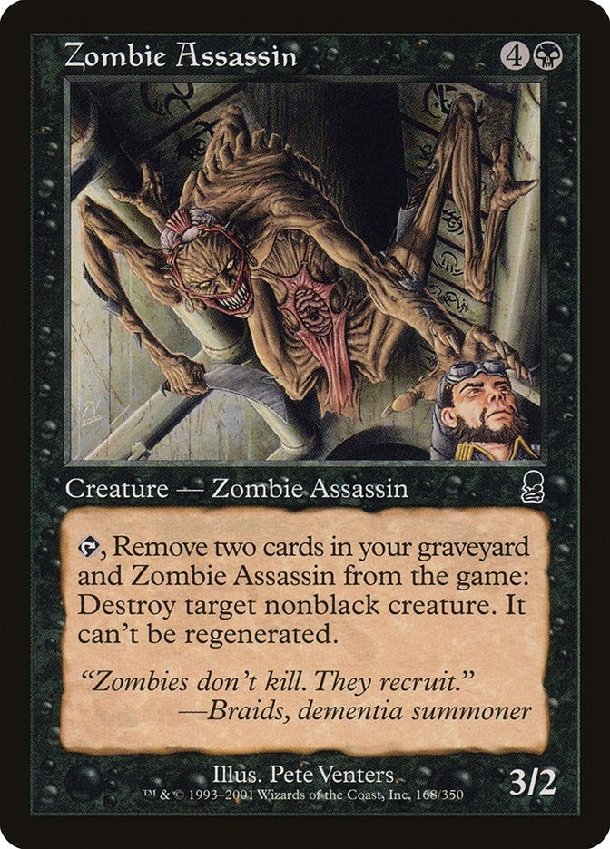 Image for Zombie Assassin (168) (Odyssey) (ODY) - Magic: The Gathering