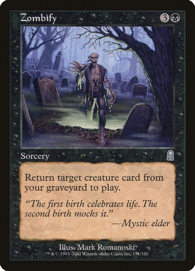 Image for Zombify (171) (Odyssey) (ODY) - Magic: The Gathering