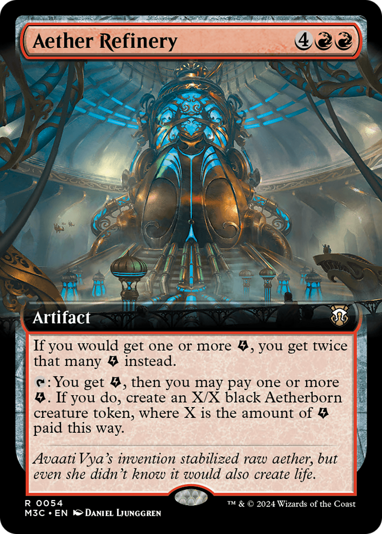 Aether Refinery (Extended Art) (M3C-054) - Modern Horizons 3 Commander: (Extended Art) Foil