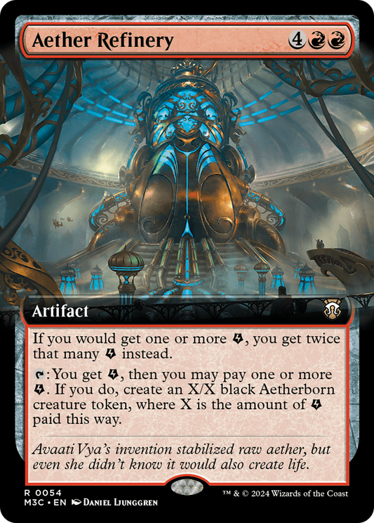 Aether Refinery (Extended Art) (M3C-054) - Modern Horizons 3 Commander: (Extended Art) Foil