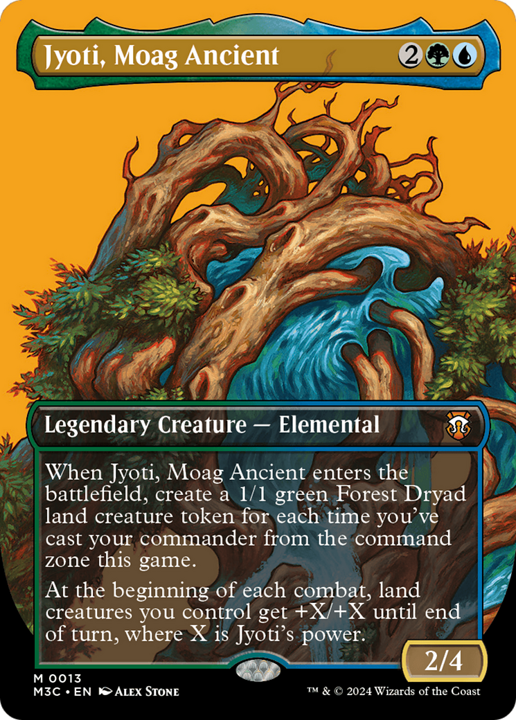 Jyoti, Moag Ancient (Borderless) (M3C-013) - Modern Horizons 3 Commander (Borderless) Ripple Foil