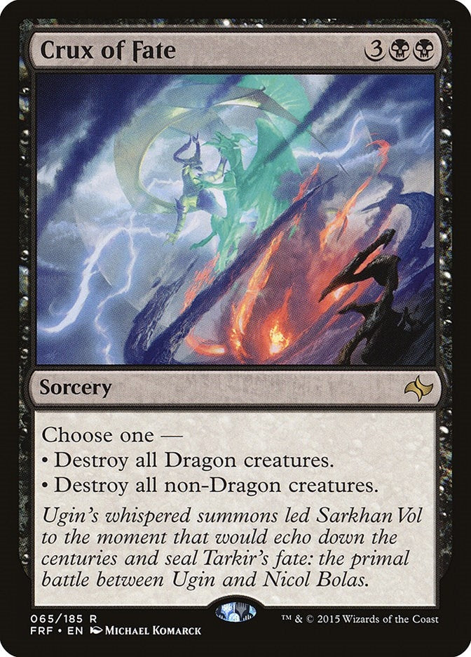 Image for Crux of Fate (65) (Fate Reforged) - Magic: The Gathering